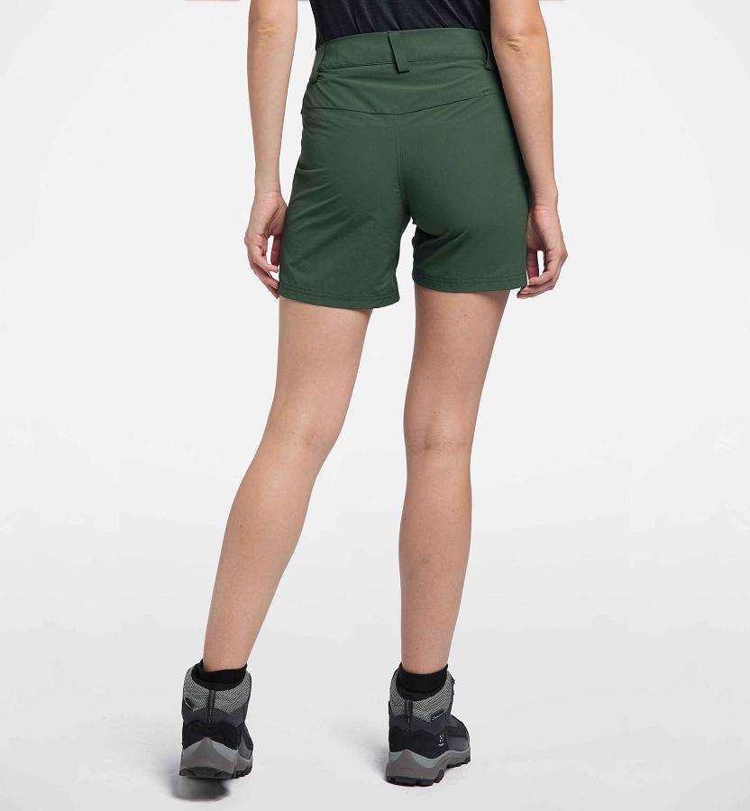 Haglöfs Womens Amfibious Shorts Dark Green New Zealand 94287ISGN